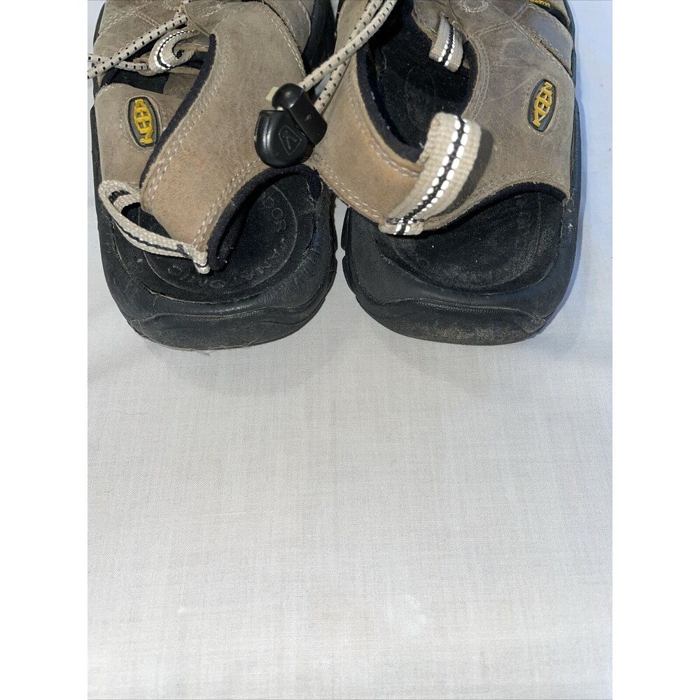 Keen River Sandals Men’s Size 10.5 M Tan Leather Waterproof Cinch Strap - Picture 10 of 12